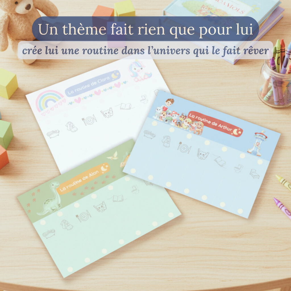 Mes jolies routines personnalisables